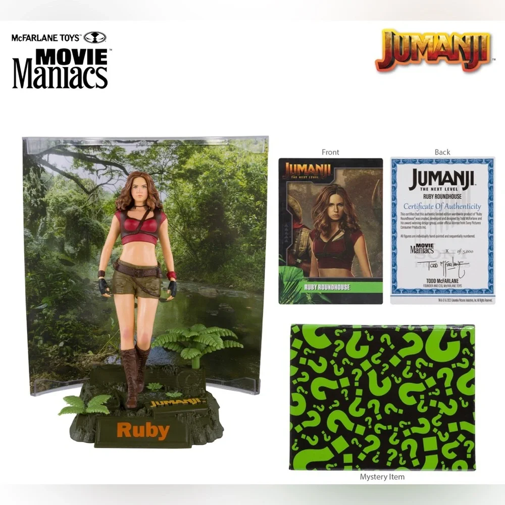 McFarlane Toys - Movie Maniacs Ruby Roundhouse (Jumanji) 6in Posed Figure - Picture 8 of 14